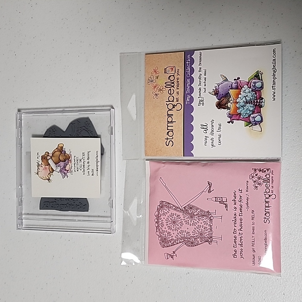 Three Brand New Stampingbella Unmounted Stamps!